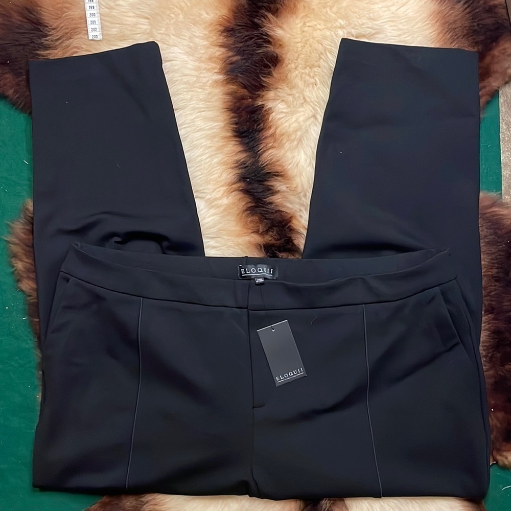 NWT Eloquii Black Trouser Dress Pants‎